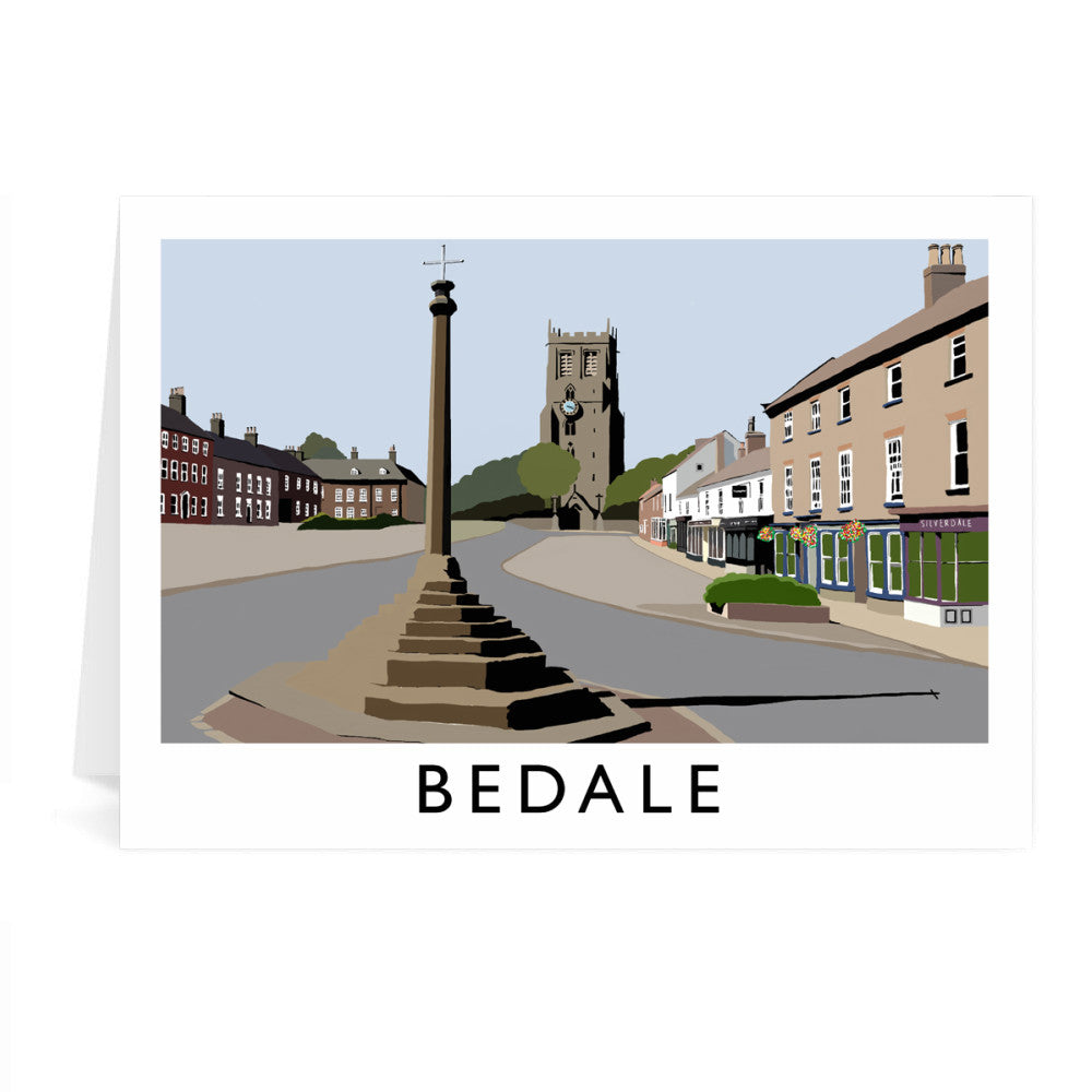Bedale, North Yorkshire Greeting Card 7x5