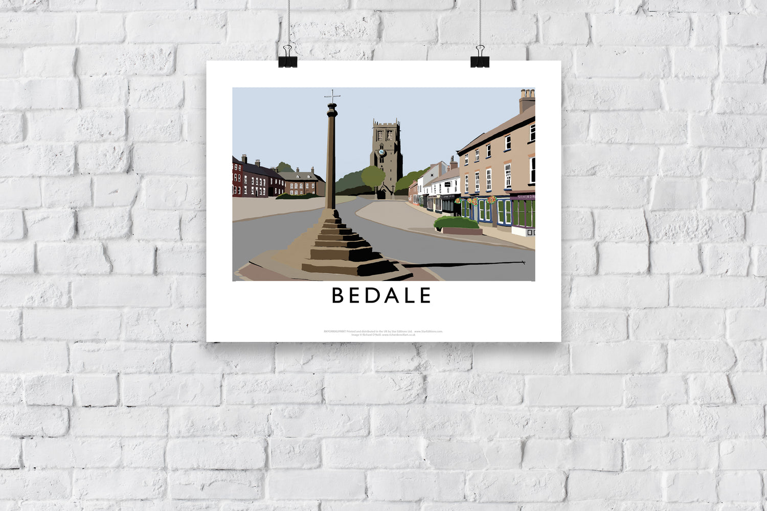 Bedale, North Yorkshire - Art Print