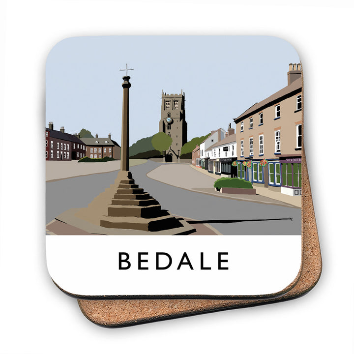 Bedale, North Yorkshire MDF Coaster