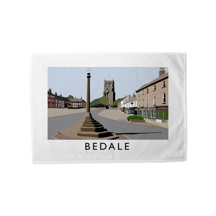 Bedale, North Yorkshire Tea Towel