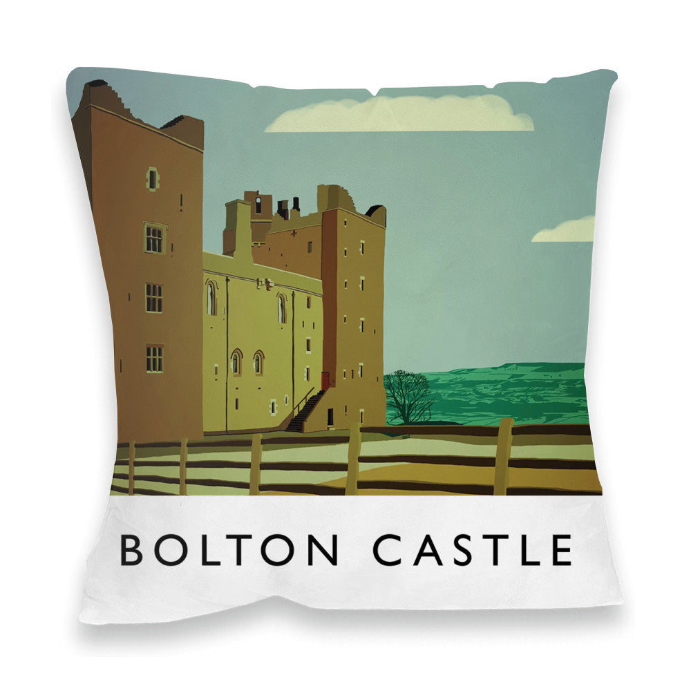 Bolton Castle, Yorkshire Fibre Filled Cushion