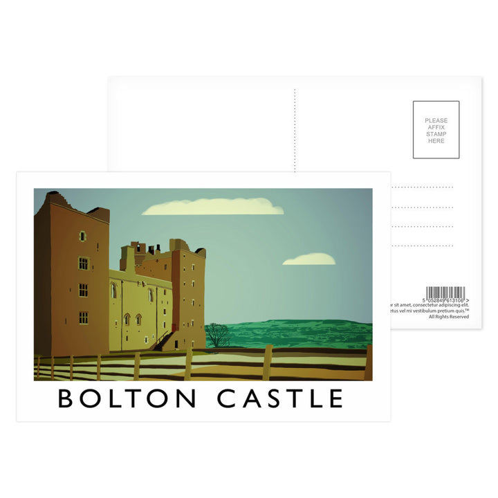 Bolton Castle, Yorkshire Postcard Pack