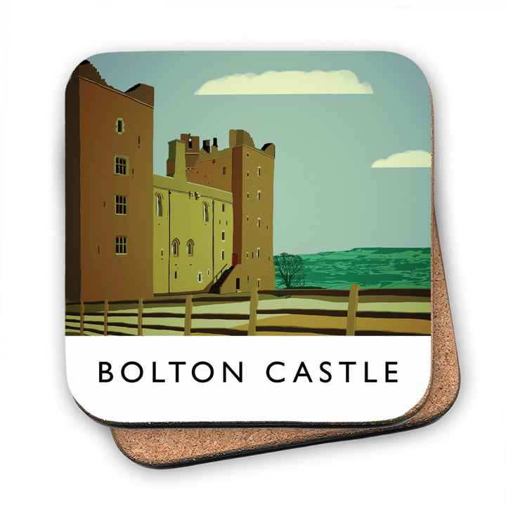 Bolton Castle, Yorkshire MDF Coaster