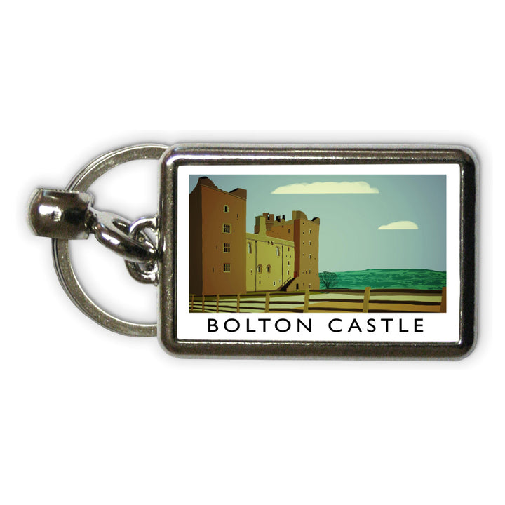 Bolton Castle, Yorkshire Metal Keyring