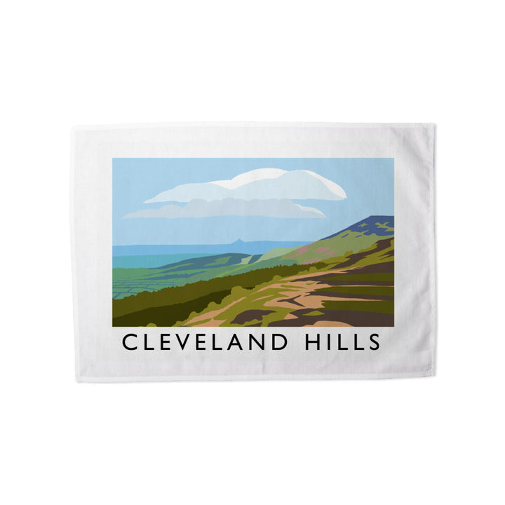 The Cleveland Hills, Yorkshire Tea Towel