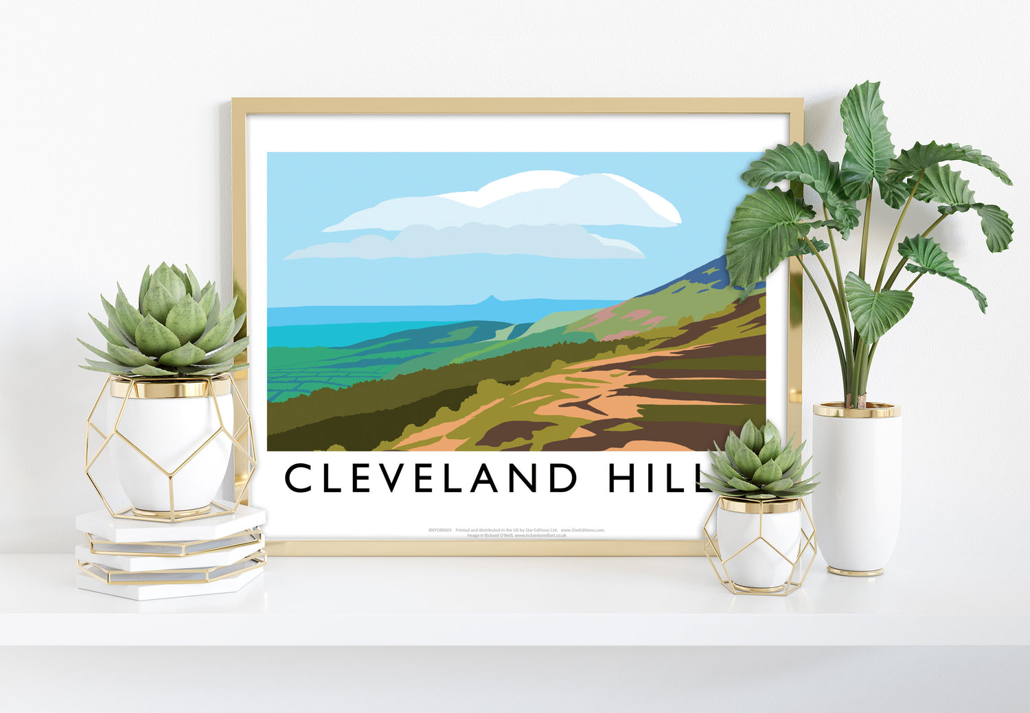 The Cleveland Hills, Yorkshire - Art Print