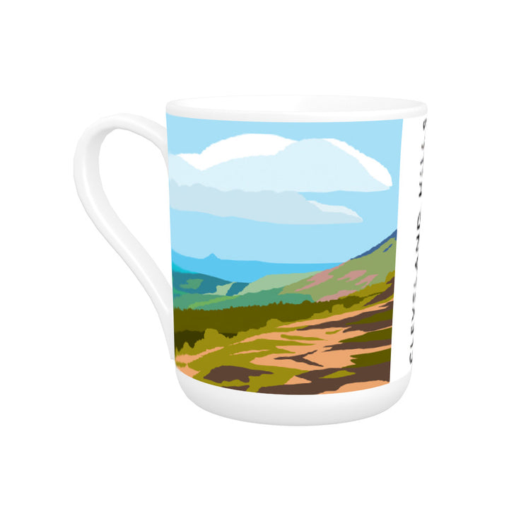 The Cleveland Hills, Yorkshire Bone China Mug