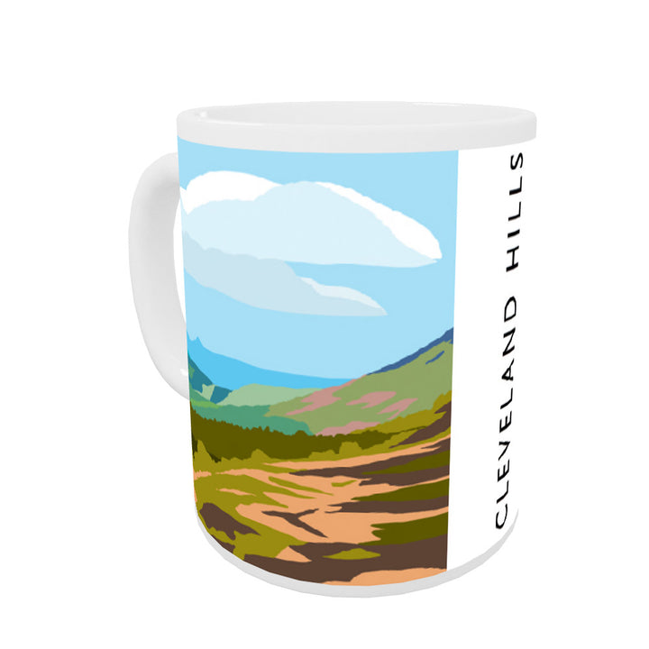 The Cleveland Hills, Yorkshire Coloured Insert Mug