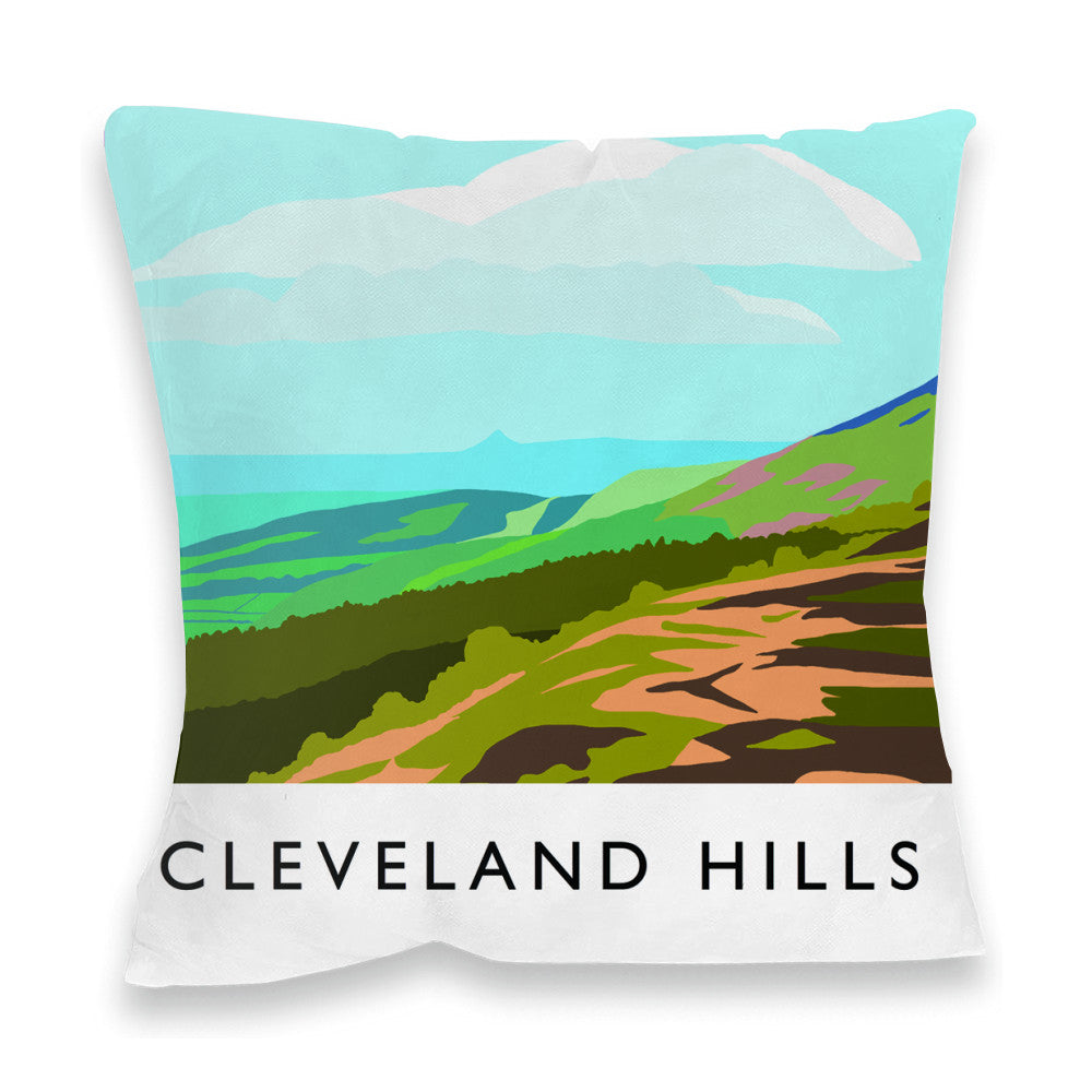 The Cleveland Hills, Yorkshire Fibre Filled Cushion