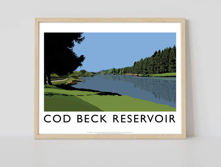 Cod Beck Reservoir, Yorkshire - Art Print