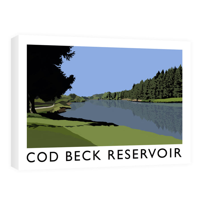 Cod Beck Reservoir, Yorkshire Canvas