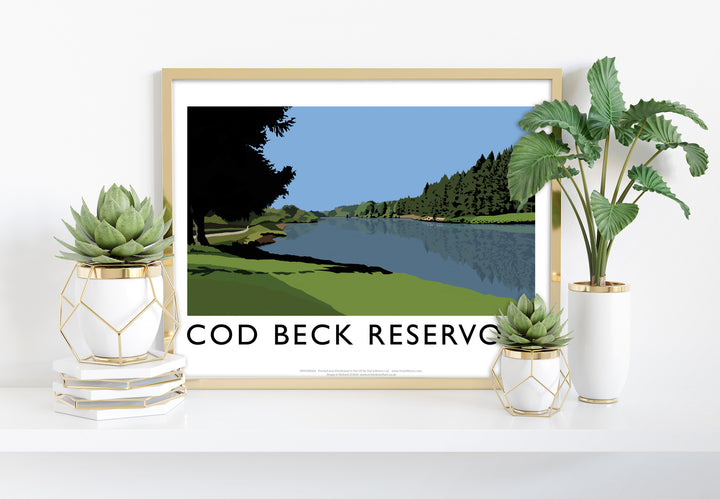 Cod Beck Reservoir, Yorkshire - Art Print