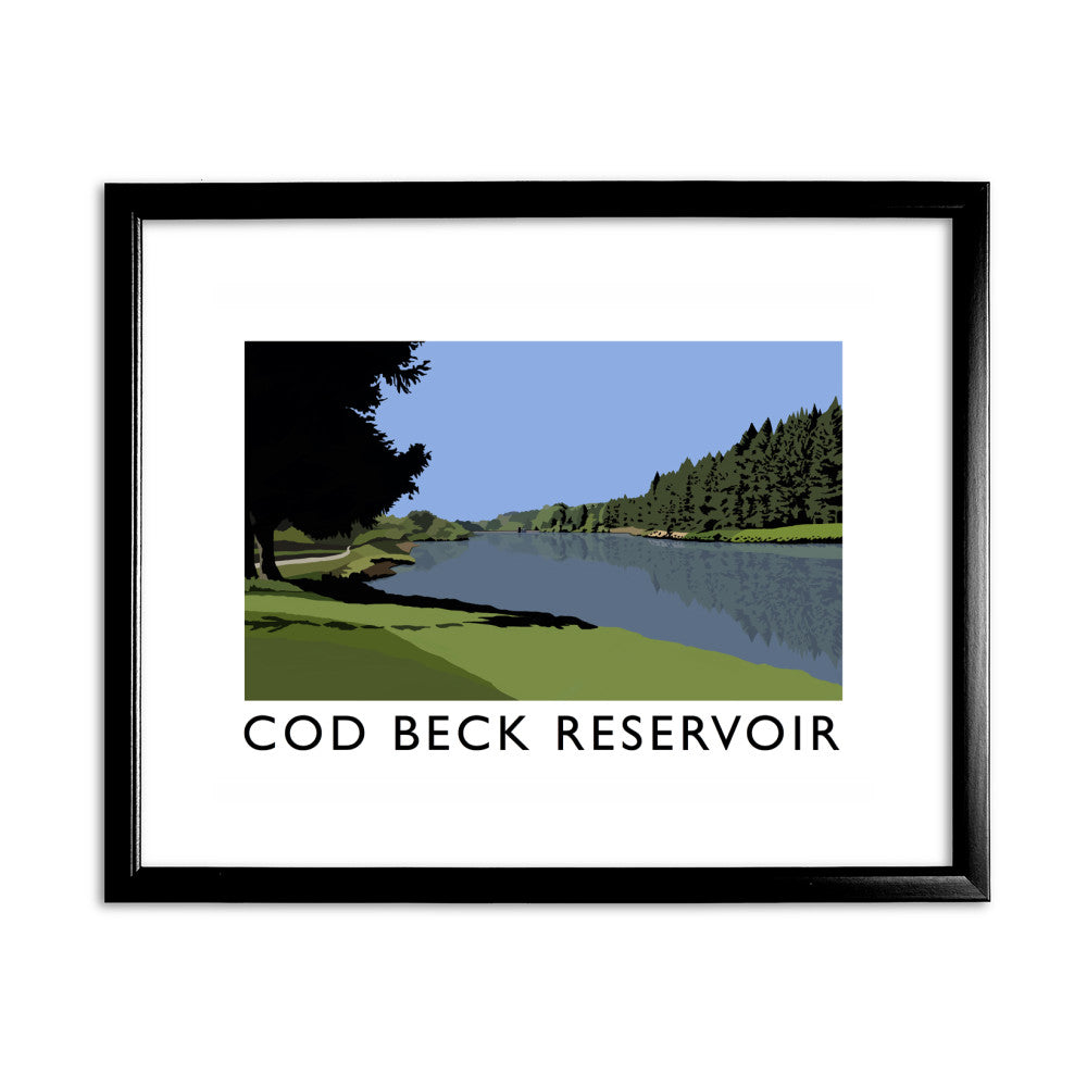 Cod Beck Reservoir, Yorkshire - Art Print