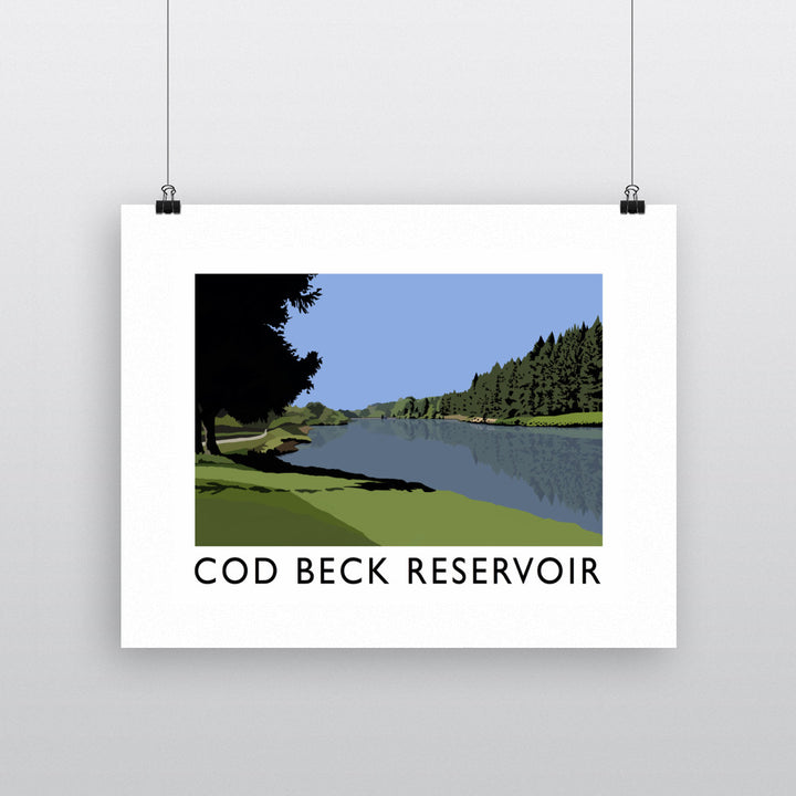 Cod Beck Reservoir, Yorkshire Fine Art Print