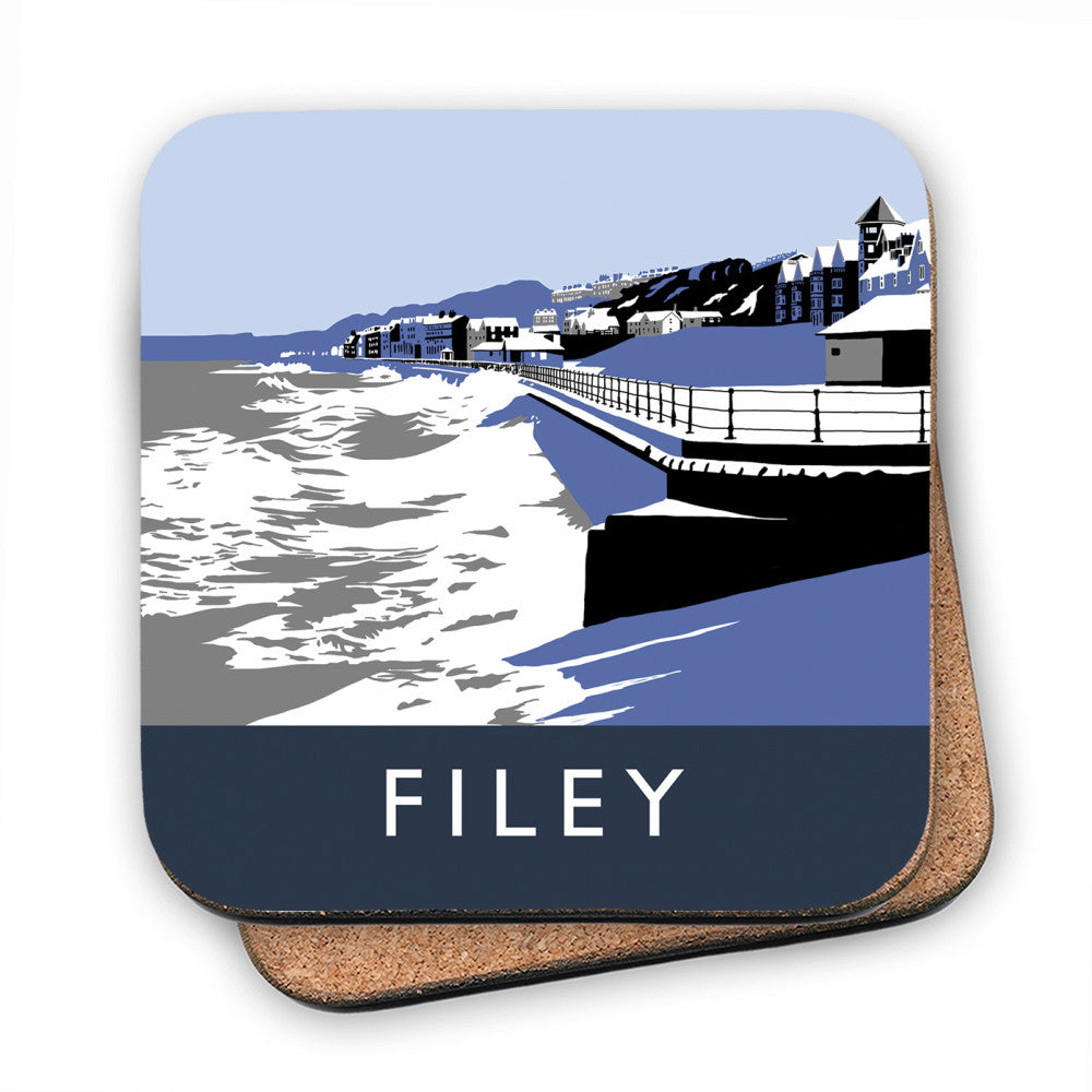 Filey, Yorkshire MDF Coaster