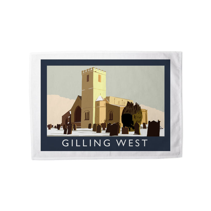 Gilling West, Yorkshire Tea Towel