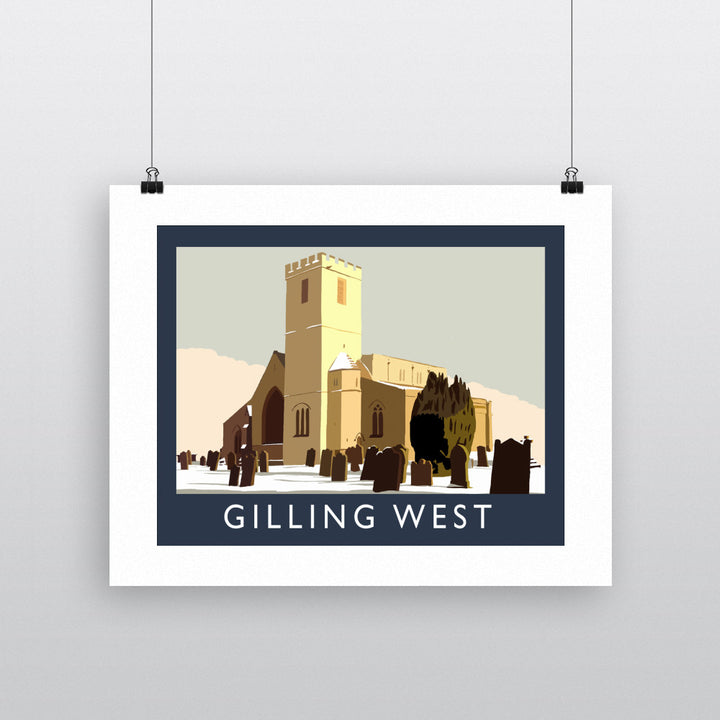 Gilling West, Yorkshire Fine Art Print
