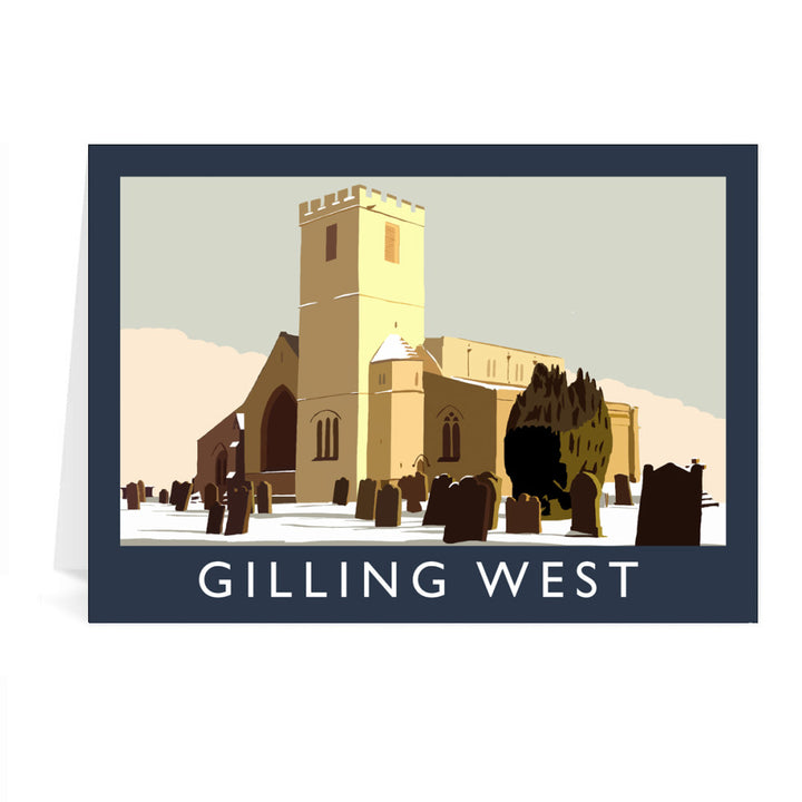 Gilling West, Yorkshire Greeting Card 7x5
