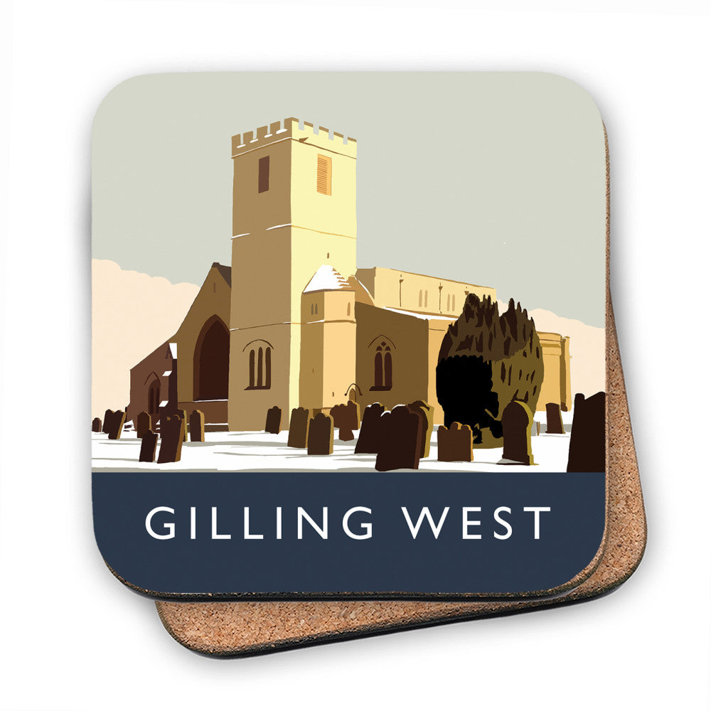 Gilling West, Yorkshire MDF Coaster