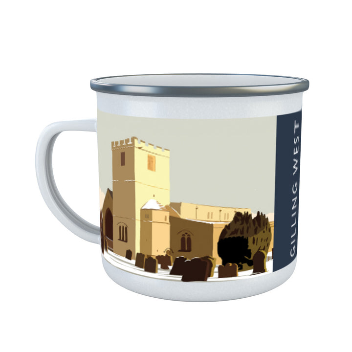 Gilling West, Yorkshire Enamel Mug