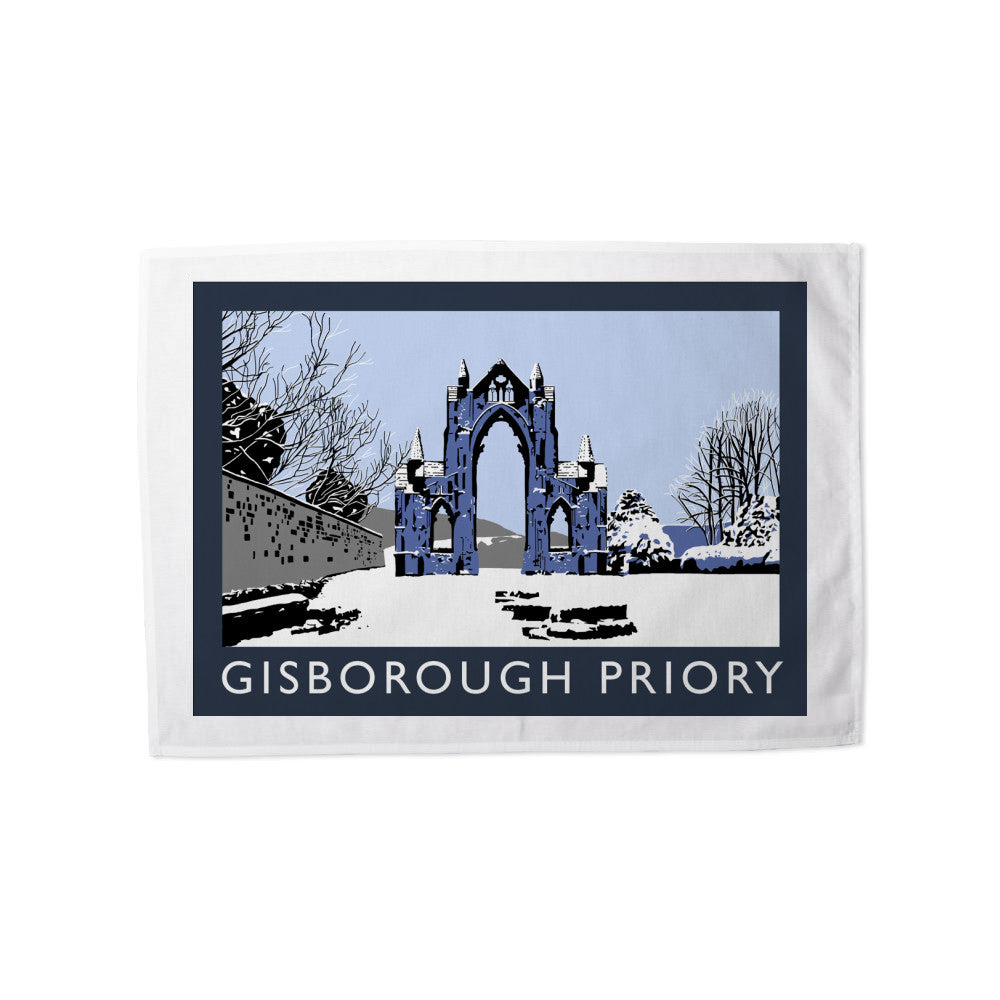Gisborough Priory, Yorkshire Tea Towel