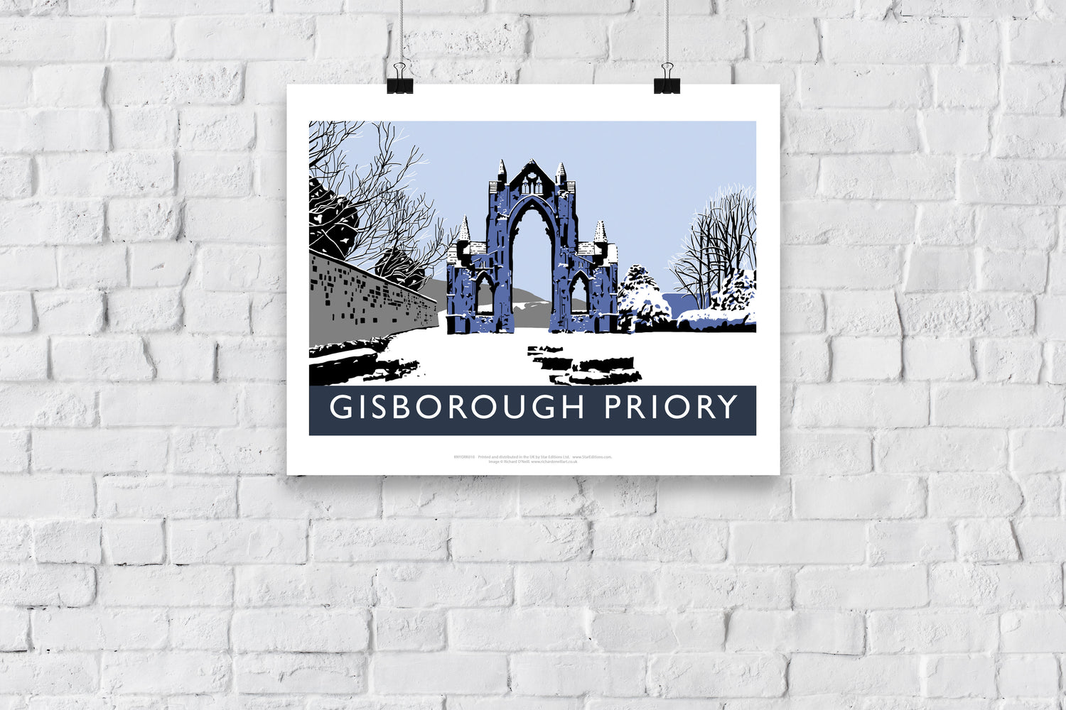 Gisborough Priory, Yorkshire - Art Print