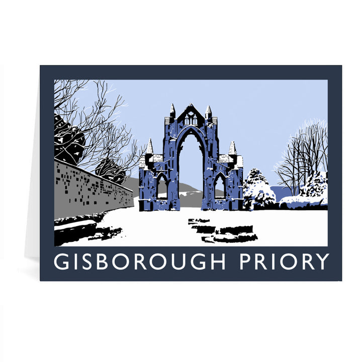 Gisborough Priory, Yorkshire Greeting Card 7x5