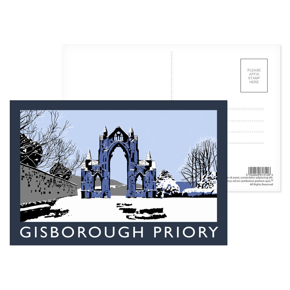 Gisborough Priory, Yorkshire Postcard Pack
