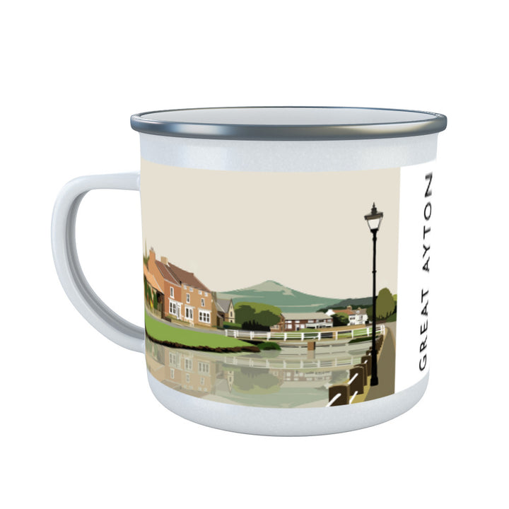 Great Ayton, Yorkshire Enamel Mug