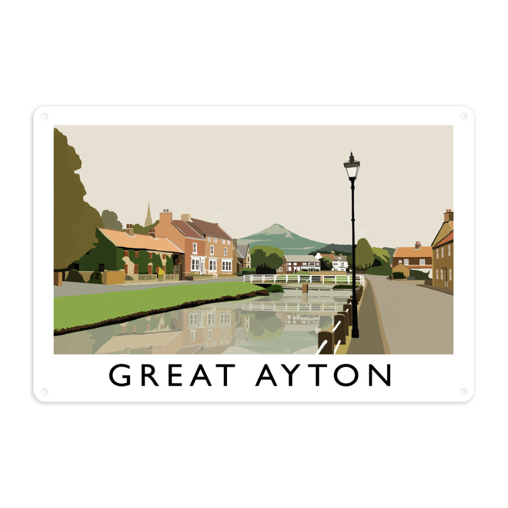 Great Ayton, Yorkshire Metal Sign