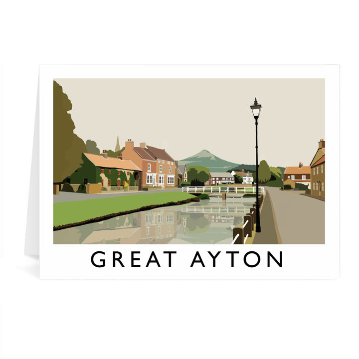 Great Ayton, Yorkshire Greeting Card 7x5