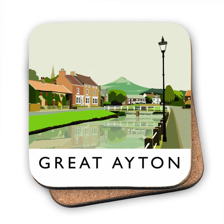 Great Ayton, Yorkshire MDF Coaster