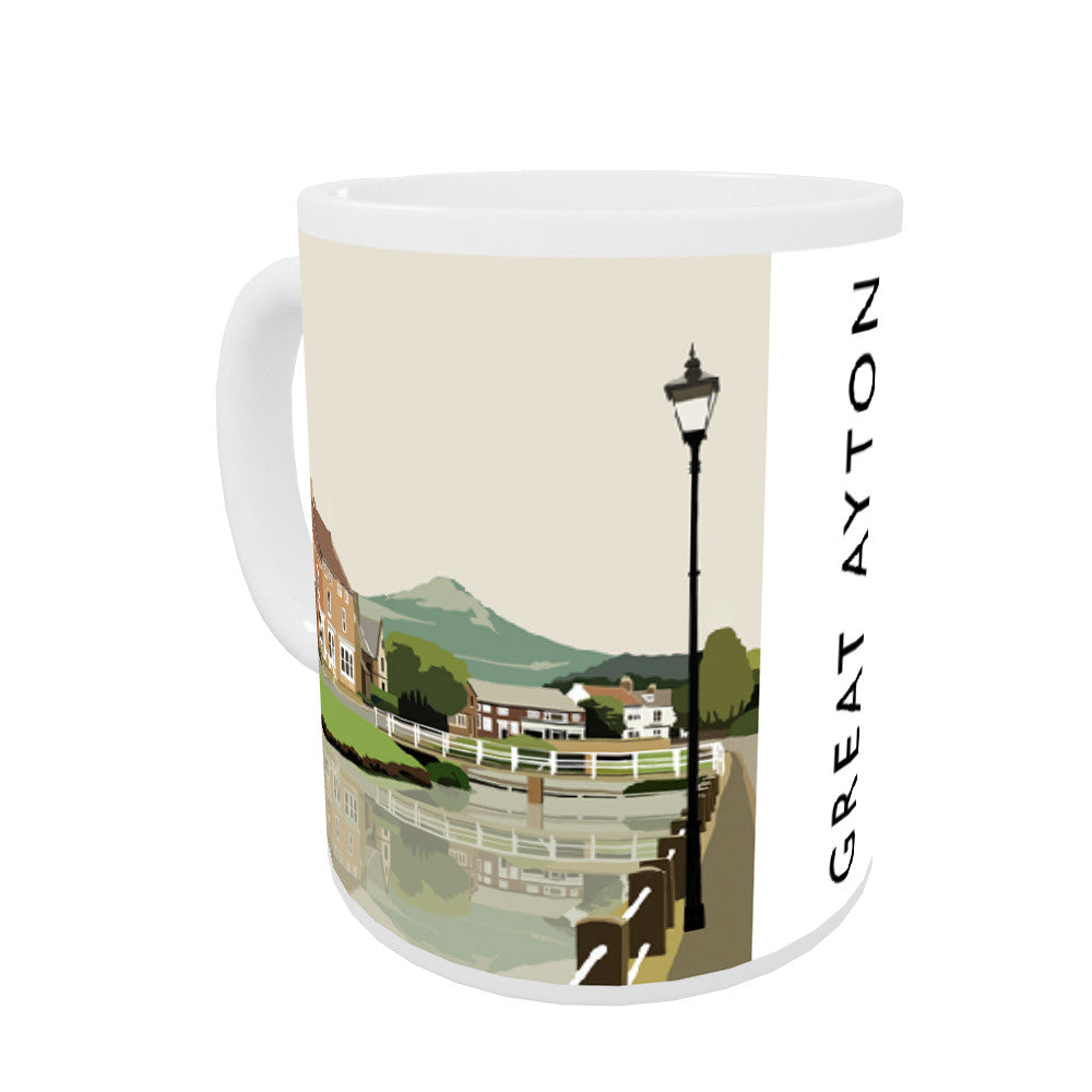 Great Ayton, Yorkshire Coloured Insert Mug