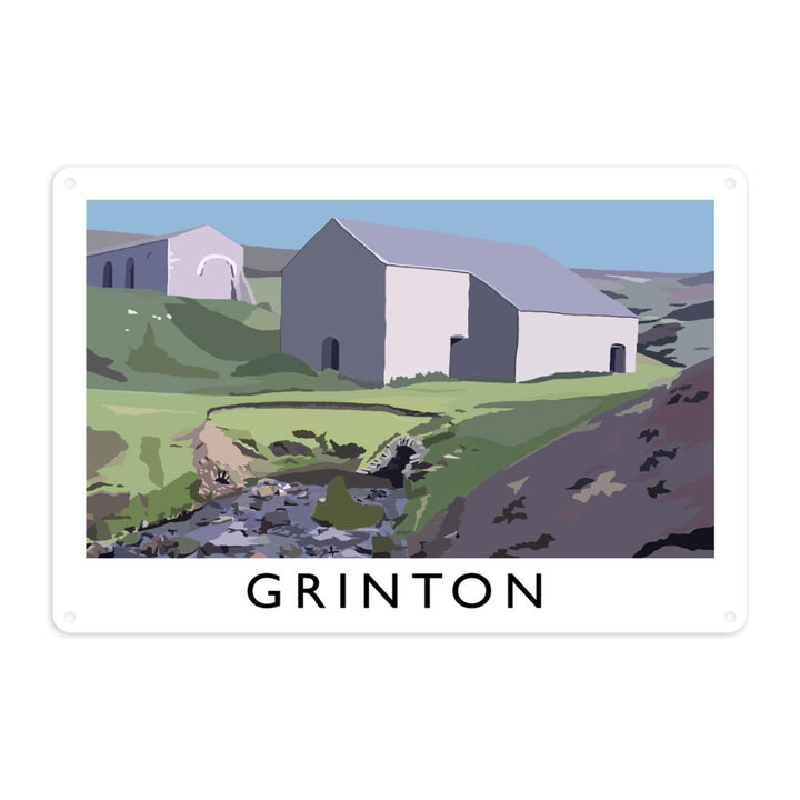 Grinton, Yorkshire Metal Sign