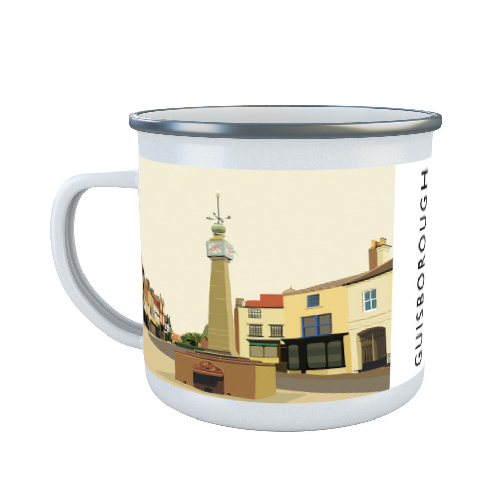 Guisborough, Yorkshire Enamel Mug