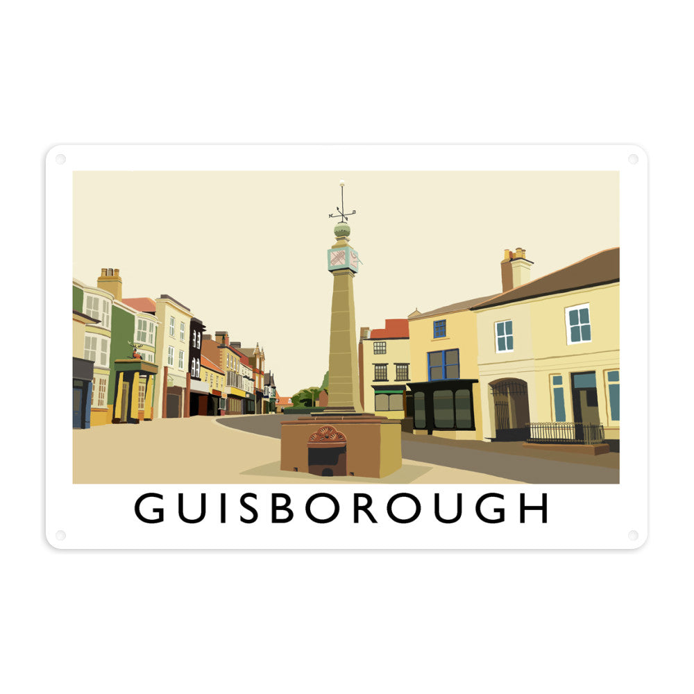 Guisborough, Yorkshire Metal Sign