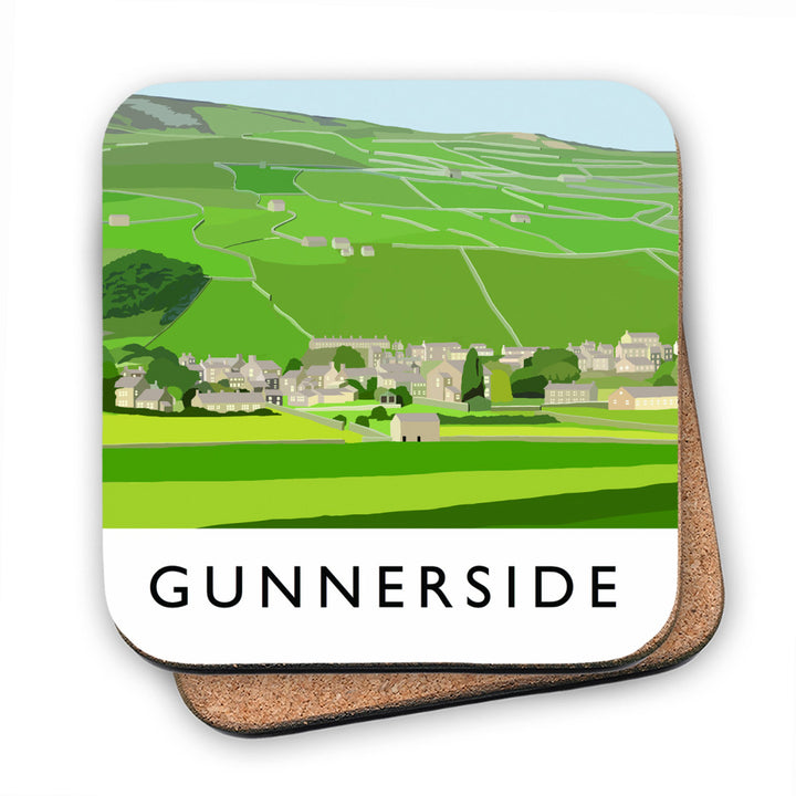 Gunnerside, Yorkshire MDF Coaster