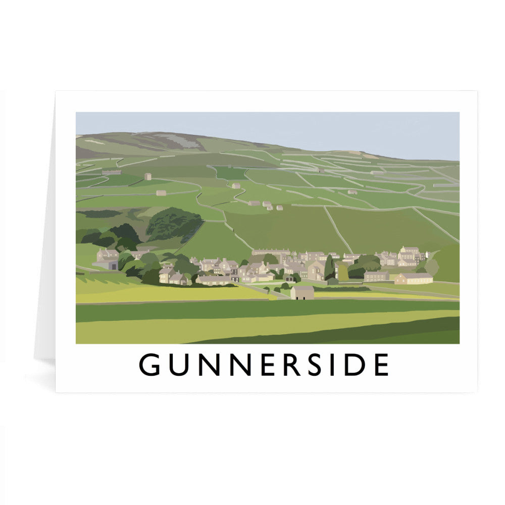 Gunnerside, Yorkshire Greeting Card 7x5