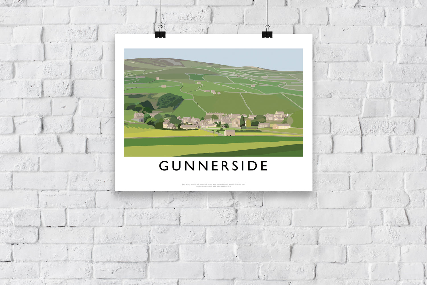 Gunnerside, Yorkshire - Art Print