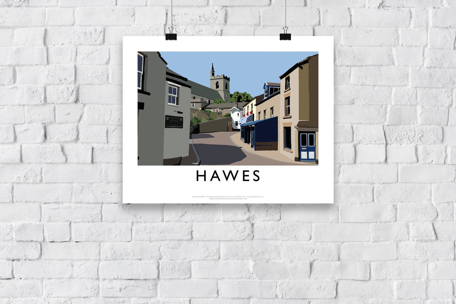 Hawes, Yorkshire - Art Print