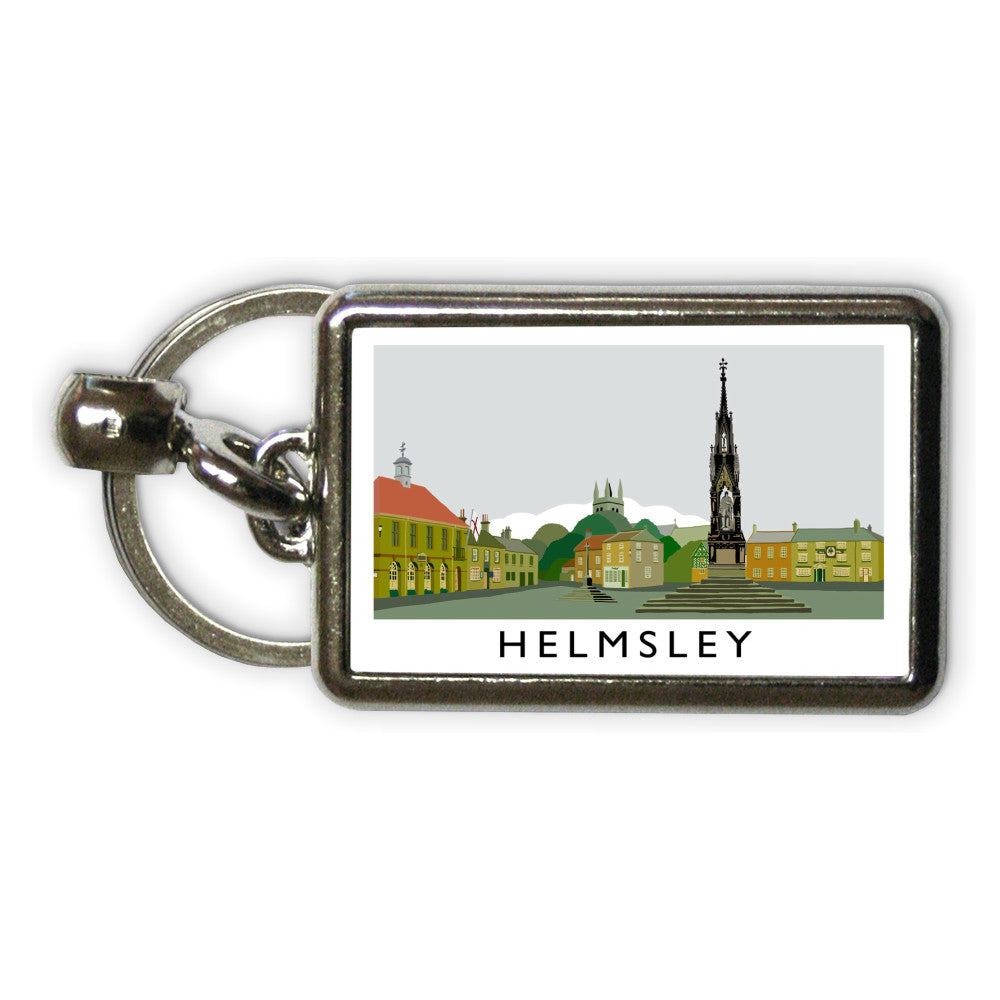 Helmsley, Yorkshire Metal Keyring