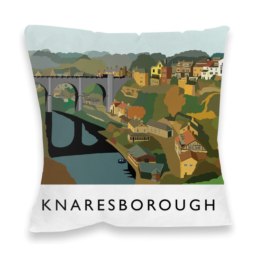 Knaresborough, Yorkshire Fibre Filled Cushion