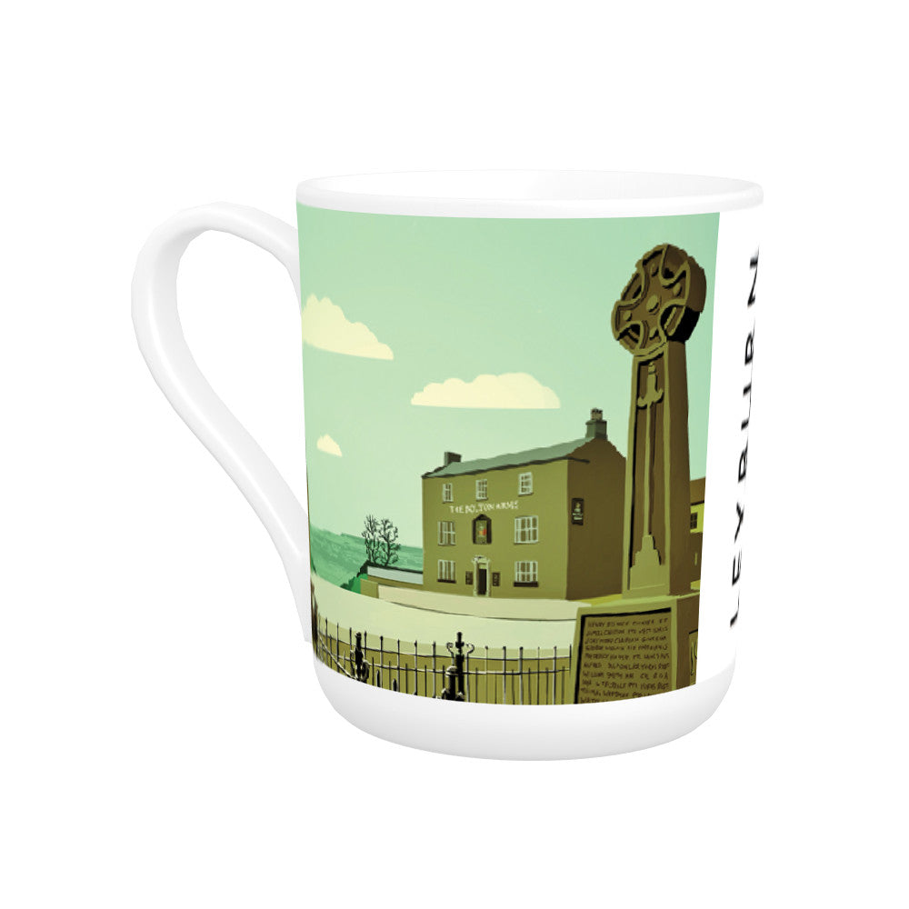 Leyburn, Yorkshire Bone China Mug