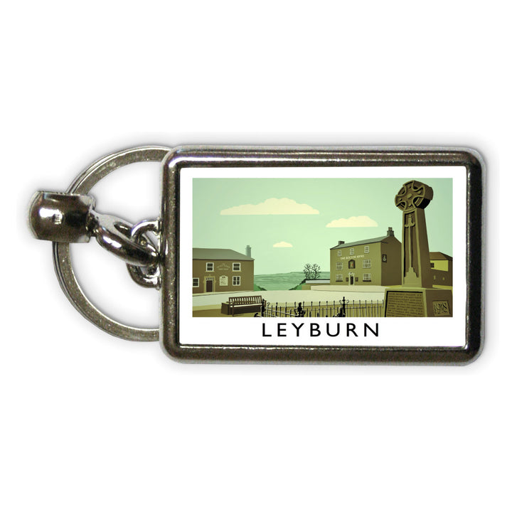 Leyburn, Yorkshire Metal Keyring