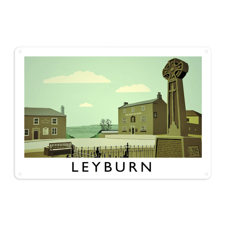Leyburn, Yorkshire Metal Sign