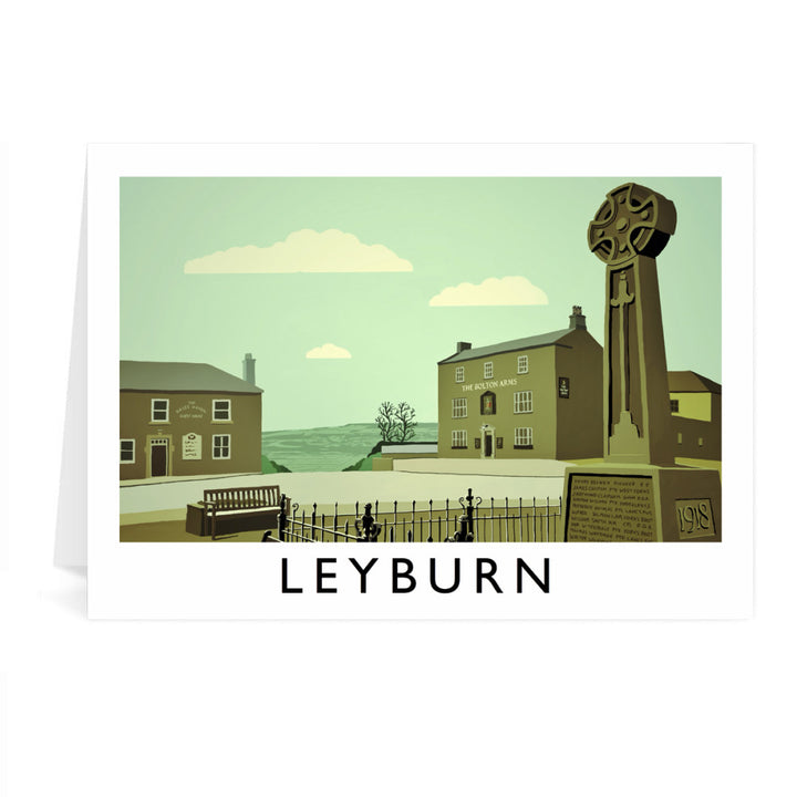 Leyburn, Yorkshire Greeting Card 7x5
