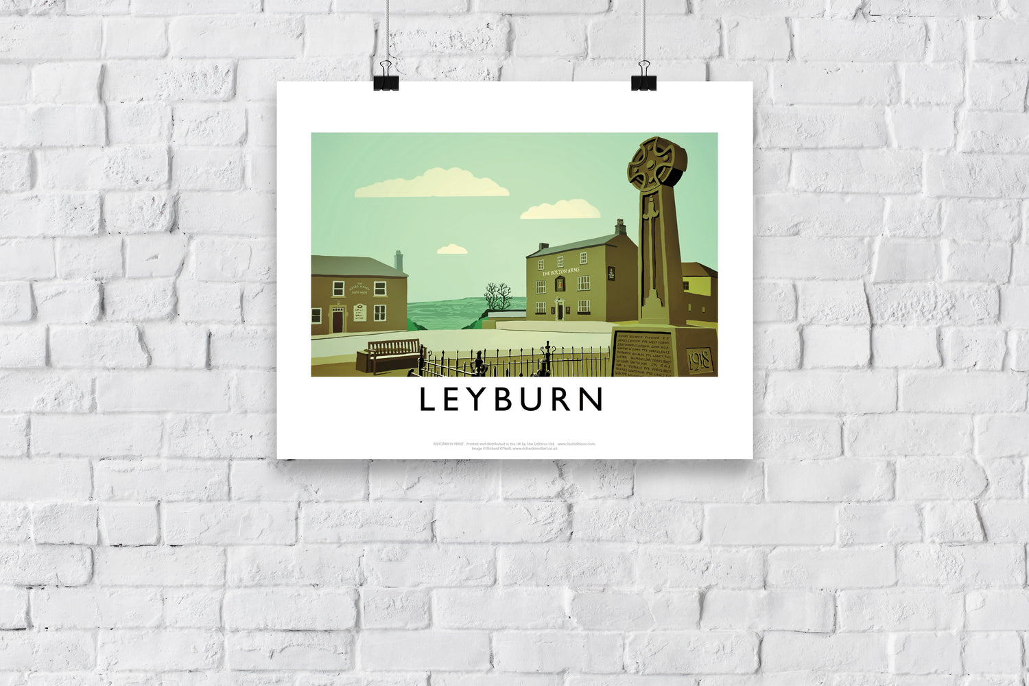 Leyburn, Yorkshire - Art Print