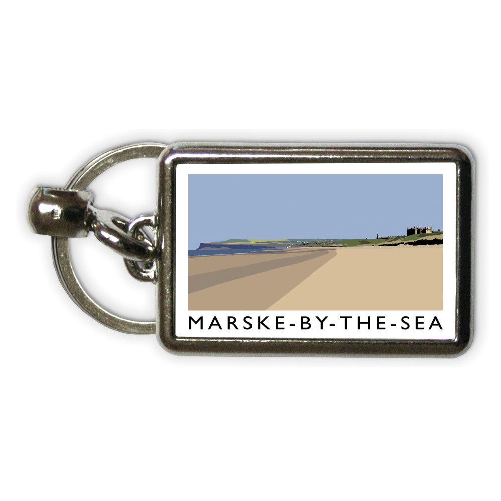 Marske-By-The-Sea, Yorkshire Metal Keyring