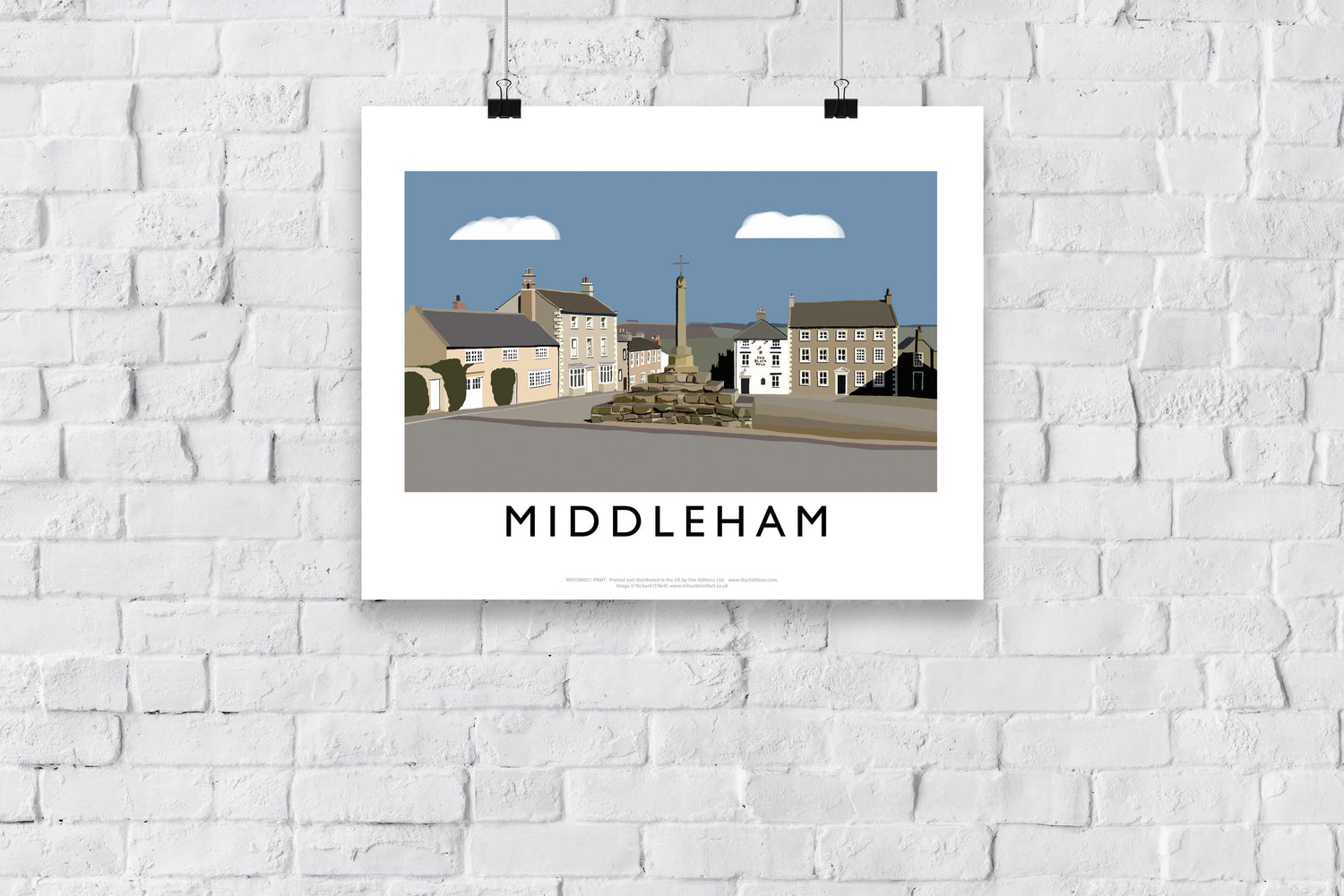 Middleham, Yorkshire - Art Print