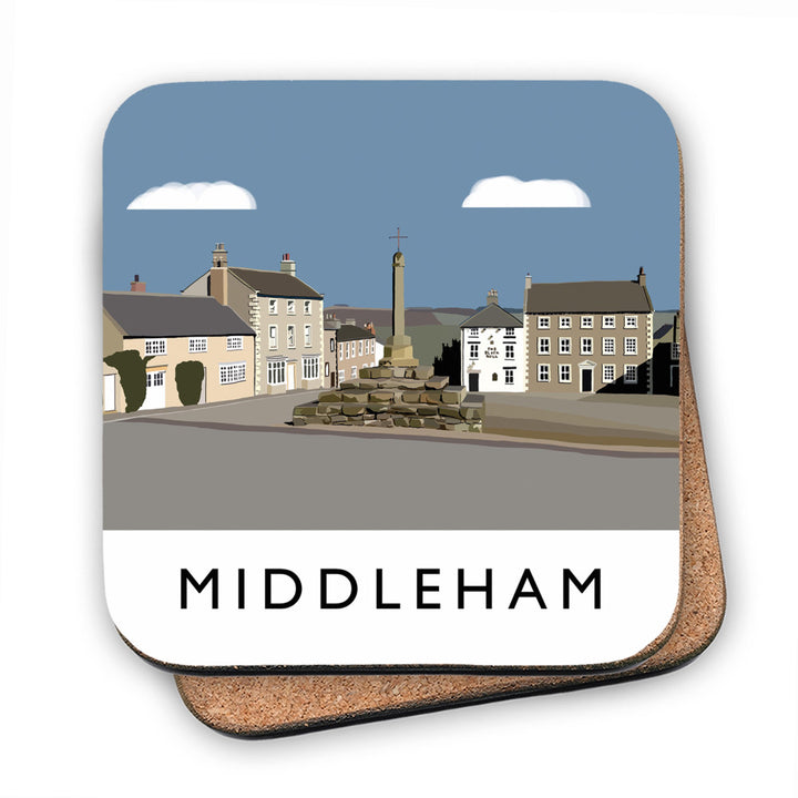 Middleham, Yorkshire MDF Coaster